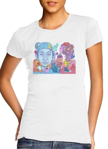 Colorful and creepy creatures für Damen T-Shirt
