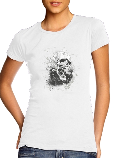 Dark Gothic Skull für Damen T-Shirt