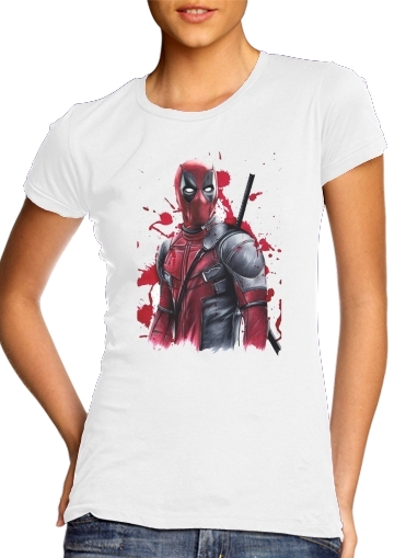 Deadpool Painting für Damen T-Shirt