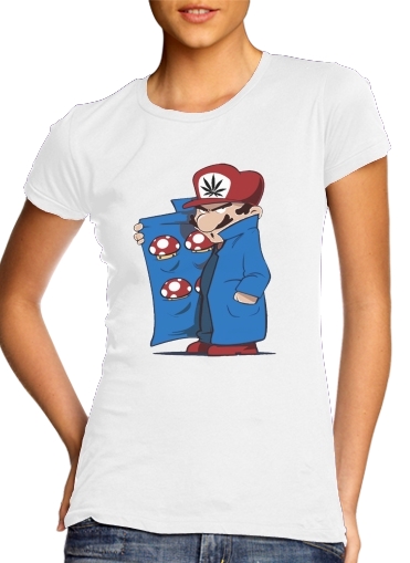 Dealer Mushroom Feat Wario für Damen T-Shirt