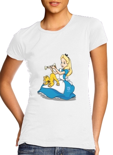 Disney Hangover Alice and Simba für Damen T-Shirt