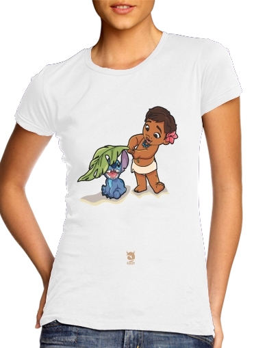 Disney Hangover Moana and Stich für Damen T-Shirt