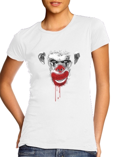 Evil Monkey Clown für Damen T-Shirt