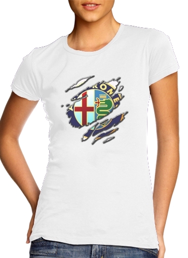 Fan Driver Alpha Romeo Griffe Art für Damen T-Shirt