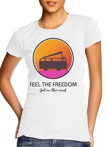 Feel The freedom on the road für Damen T-Shirt
