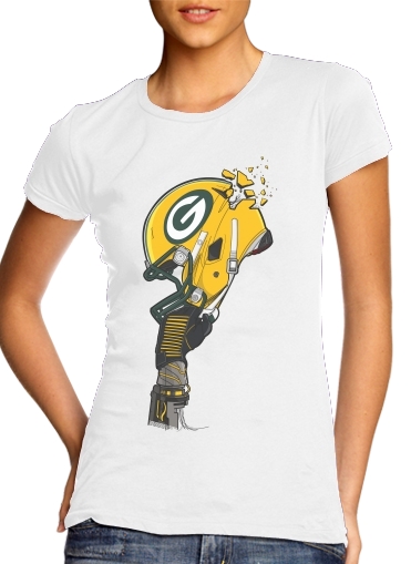 Football Helmets Green Bay für Damen T-Shirt