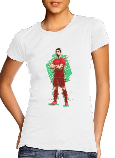 Football Legends: Cristiano Ronaldo - Portugal für Damen T-Shirt