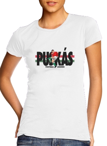 Football Legends: Ferenc Puskás - Hungary für Damen T-Shirt