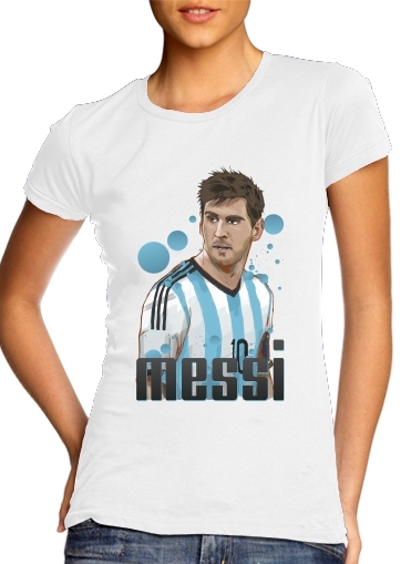Football Legends: Lionel Messi - Argentina für Damen T-Shirt