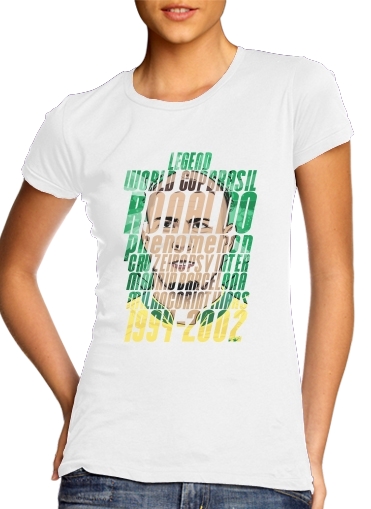 Football Legends: Ronaldo R9 Brasil  für Damen T-Shirt