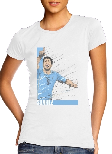 Football Stars: Luis Suarez - Uruguay für Damen T-Shirt