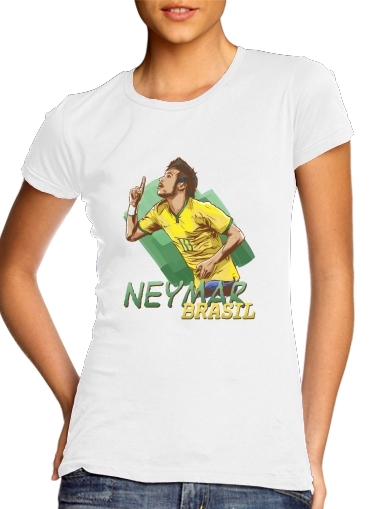 Football Stars: Neymar Jr - Brasil für Damen T-Shirt
