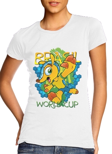 Fuleco Brasil 2014 World Cup 01 für Damen T-Shirt