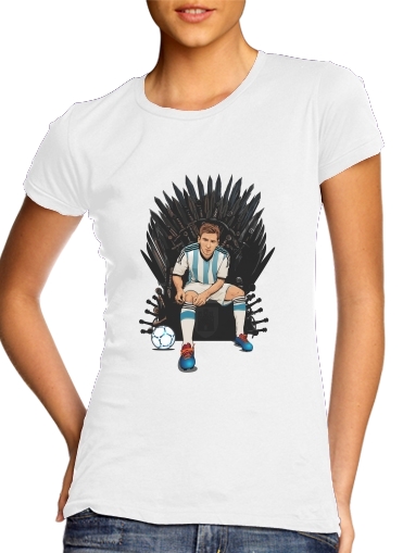 Game of Thrones: King Lionel Messi - House Catalunya für Damen T-Shirt
