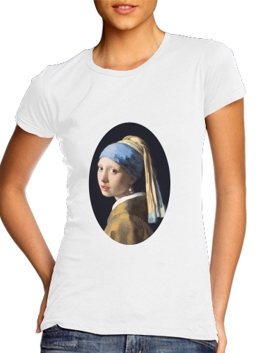 Girl with a Pearl Earring für Damen T-Shirt