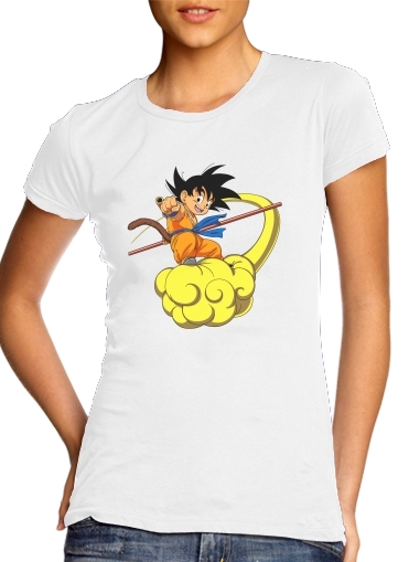Goku Kid on Cloud GT für Damen T-Shirt