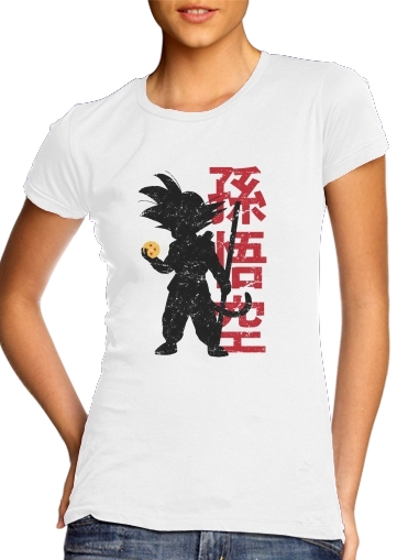 Goku silouette für Damen T-Shirt