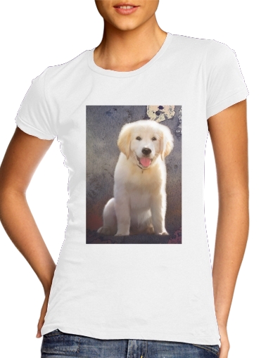 Golden Retriever Puppy für Damen T-Shirt