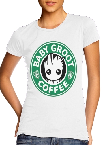 Groot Coffee für Damen T-Shirt