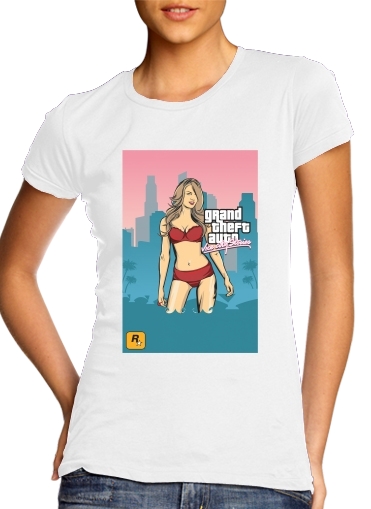GTA collection: Bikini Girl Miami Beach für Damen T-Shirt