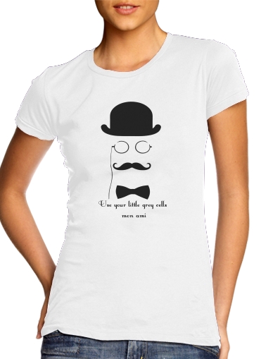 Hercules Poirot Quotes für Damen T-Shirt