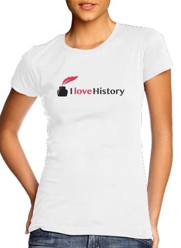 I love History für Damen T-Shirt