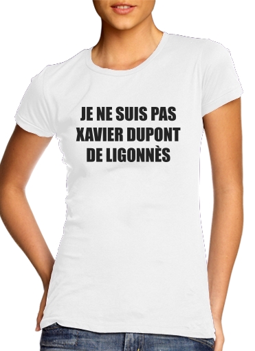 Je ne suis pas Xavier Dupont De Ligonnes Criminel für Damen T-Shirt