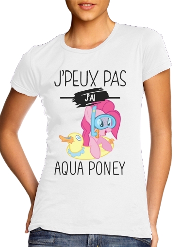 Je peux pas jai aqua poney girly für Damen T-Shirt