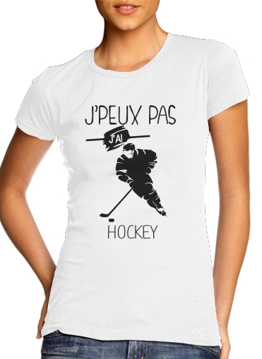 Je peux pas jai hockey sur glace für Damen T-Shirt