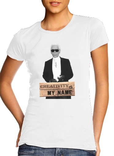 Karl Lagerfeld Creativity is my name für Damen T-Shirt