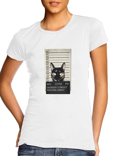 Kitty Mugshot für Damen T-Shirt