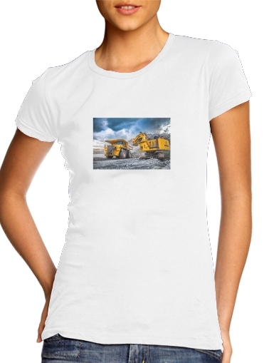 komatsu construction für Damen T-Shirt