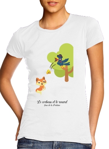 Le corbeau et le renard für Damen T-Shirt