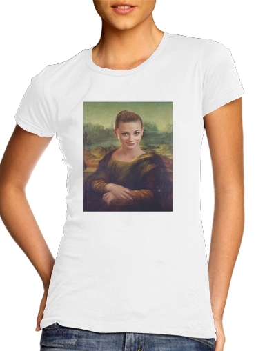 Lili Reinhart Mashup Mona Lisa Joconde für Damen T-Shirt