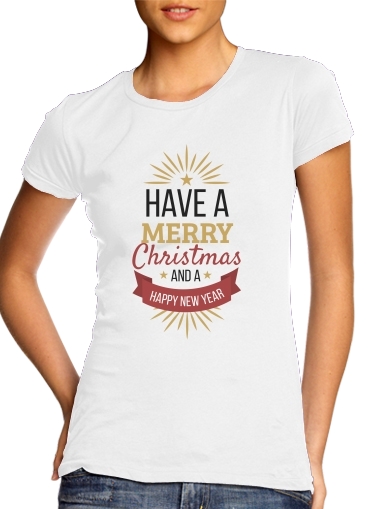 Merry Christmas and happy new year für Damen T-Shirt