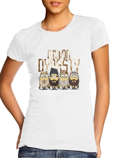 Minions mashup Duck Dinasty für Damen T-Shirt