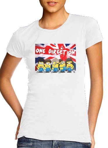 Minions mashup One Direction 1D für Damen T-Shirt