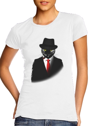 Mobster Cat für Damen T-Shirt