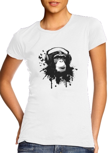 Monkey Business - White für Damen T-Shirt