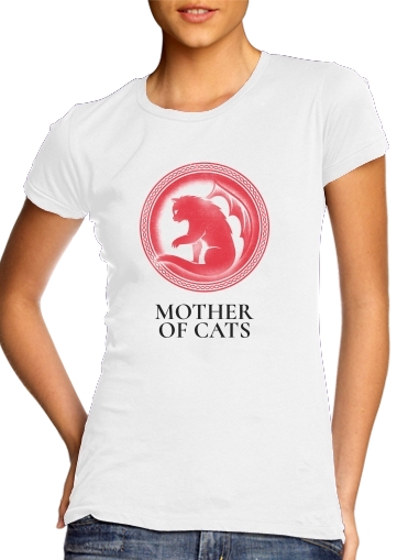 Mother of cats für Damen T-Shirt