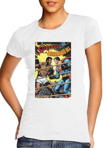 Muhammad Ali Super Hero Mike Tyson Boxen Boxing für Damen T-Shirt