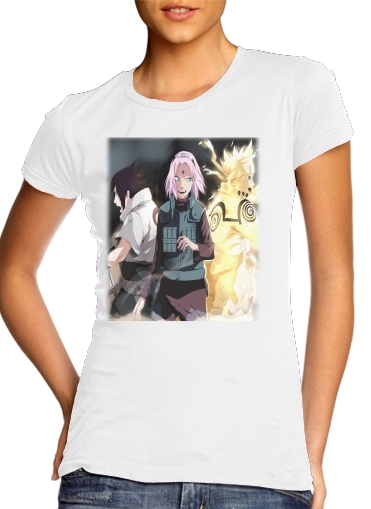 Naruto Sakura Sasuke Team7 für Damen T-Shirt