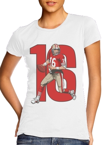 NFL Legends: Joe Montana 49ers für Damen T-Shirt
