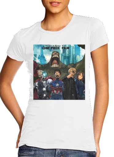 One Piece Mashup Avengers für Damen T-Shirt