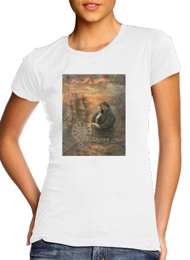 Outlander Collage für Damen T-Shirt