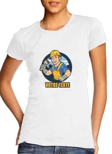 painter character mascot logo für Damen T-Shirt