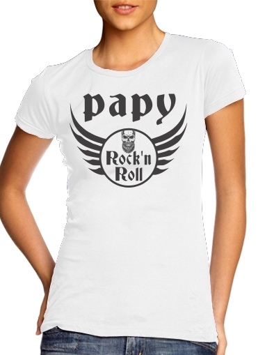 Papy Rock N Roll für Damen T-Shirt