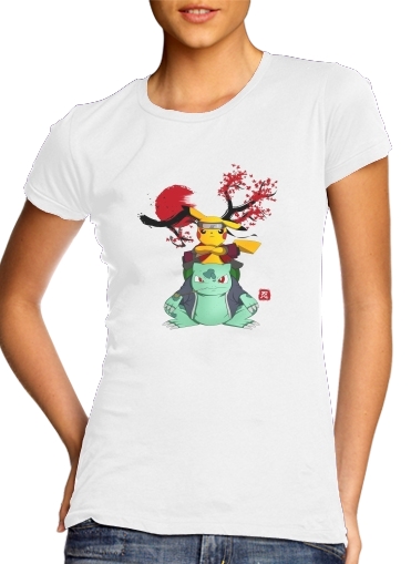 Pikachu Bulbasaur Naruto für Damen T-Shirt