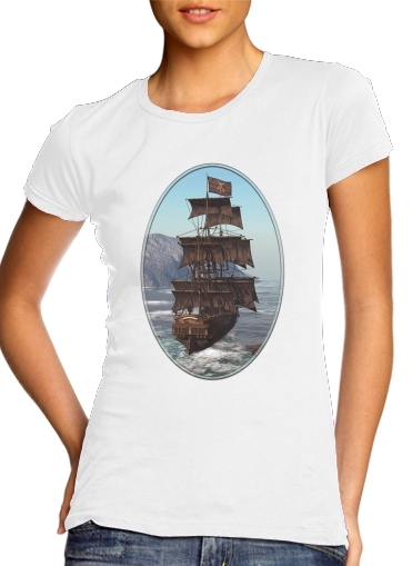 Pirate Ship 1 für Damen T-Shirt