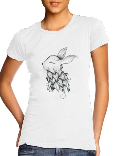 Poetic Rabbit  für Damen T-Shirt